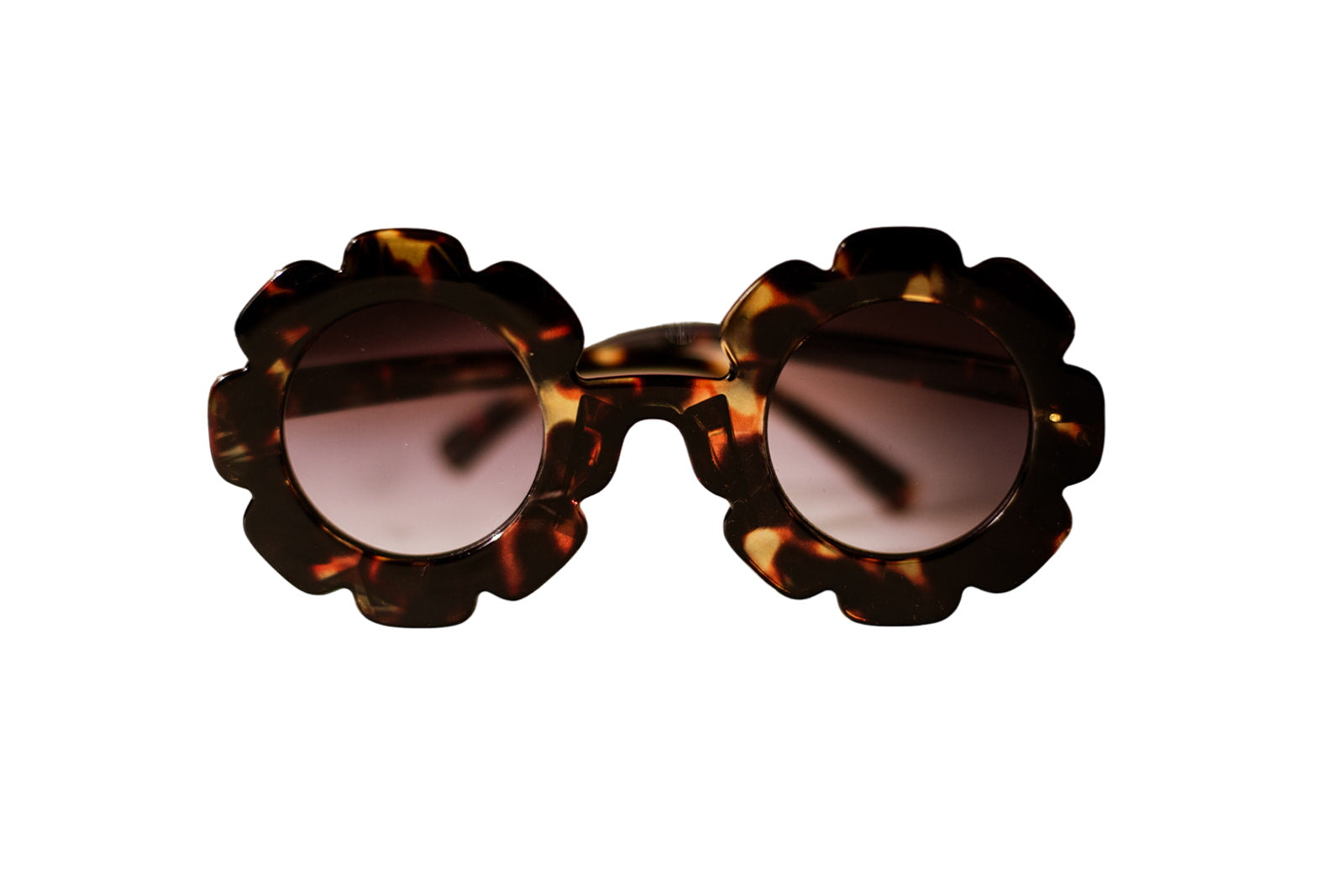 Toddler & Kid Daisy Sunglasses - Amber Tortoise