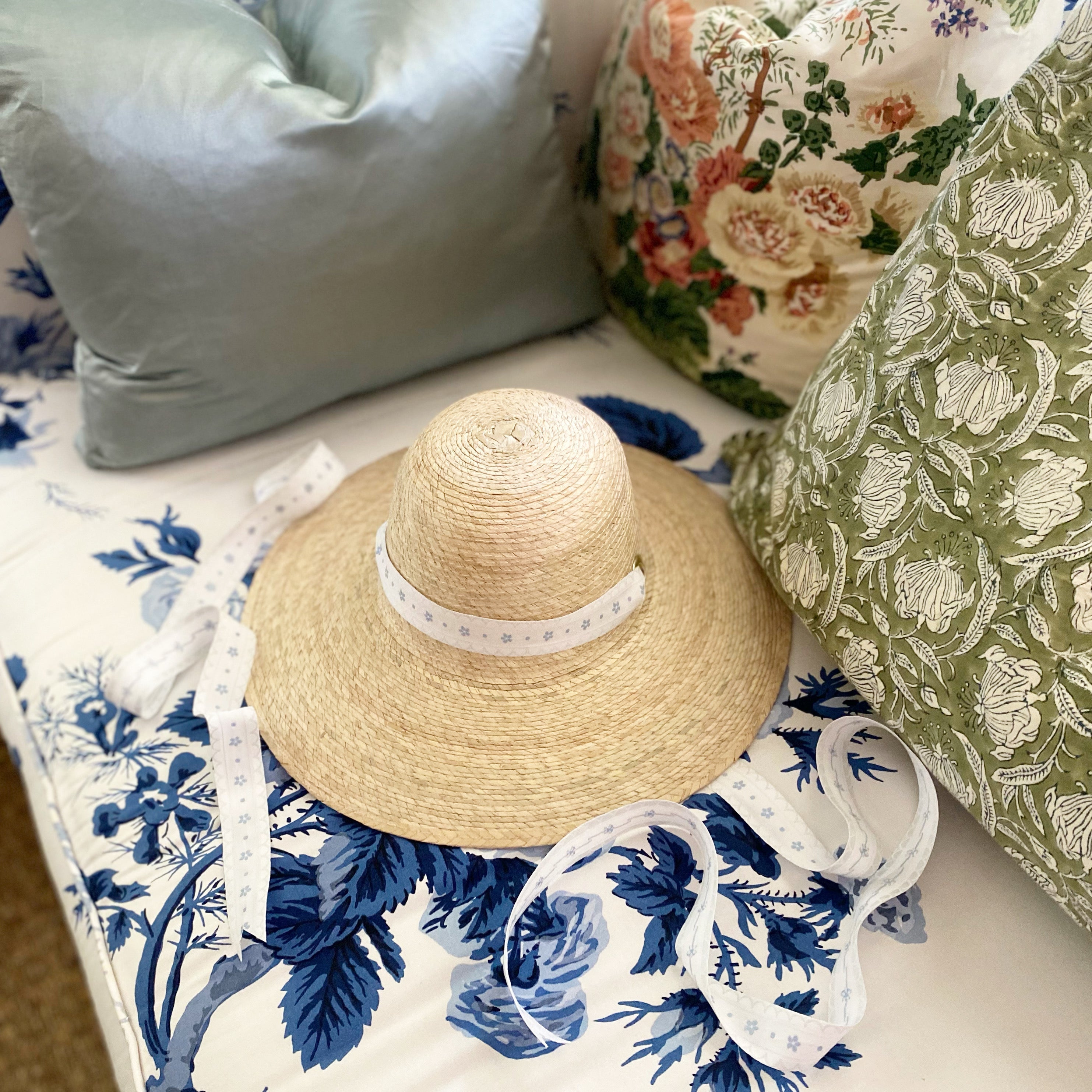 Buttercup Little Girl’s Hat - Chocolate Brown Grosgrain Ribbon