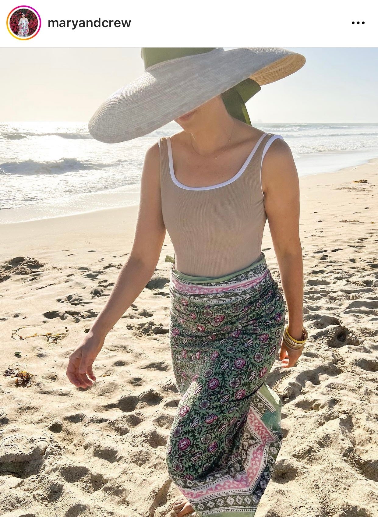 Daisy Sun Hat - Long Ivory Grosgrain Ribbon