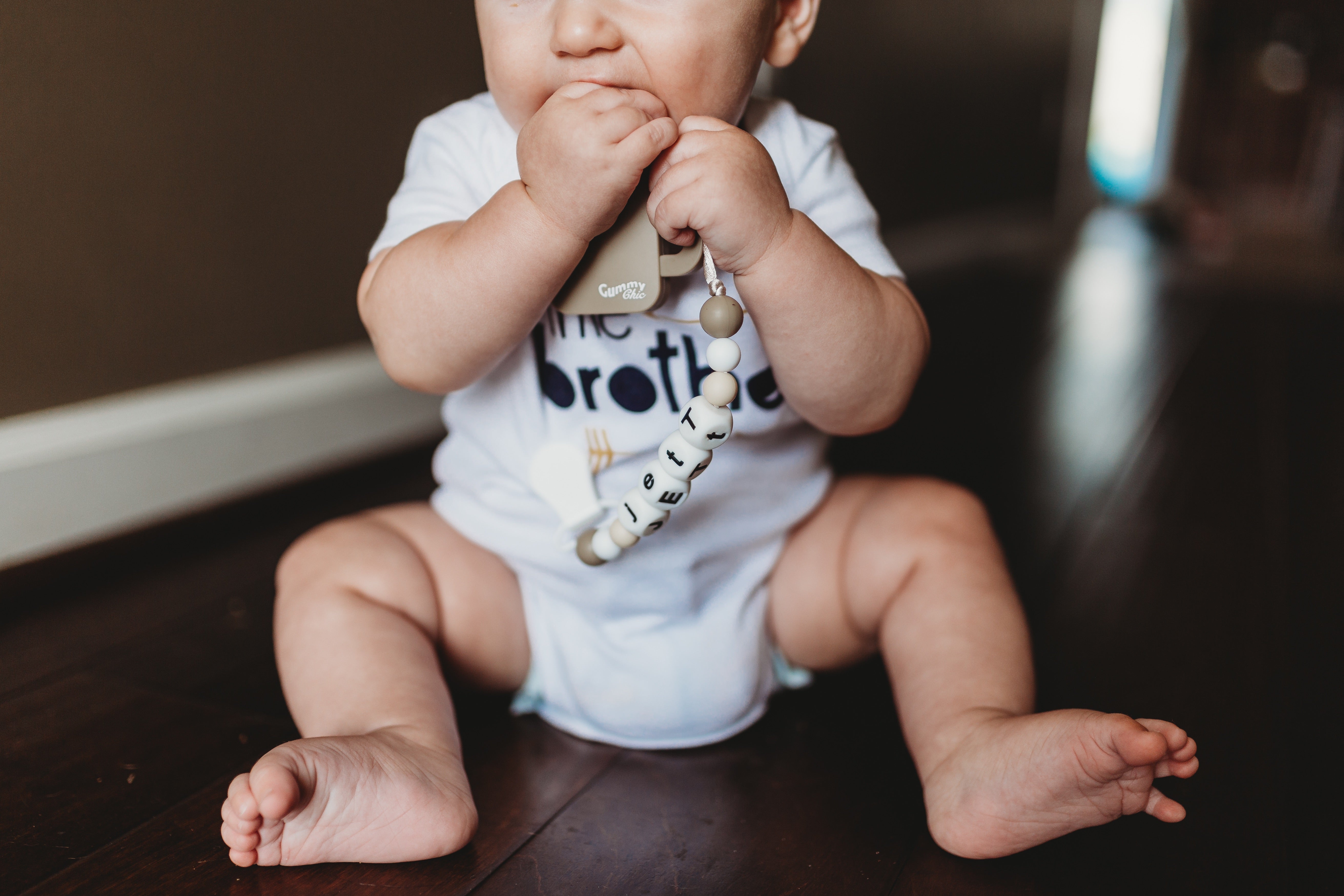 Customizable Milkshake Baby Teething Toy With Multi-use Clip