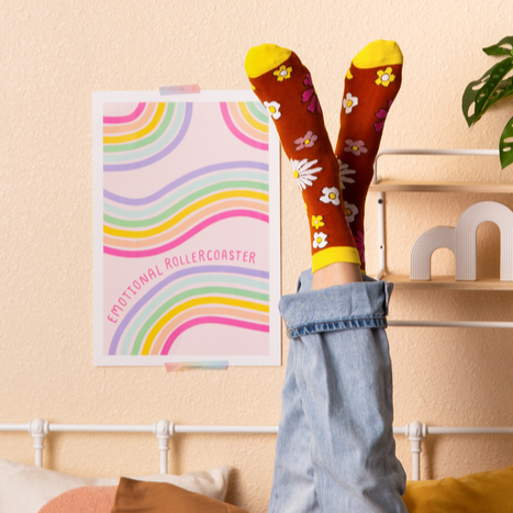 Emotional Roller Coaster Poster - 13x19