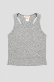 Tweenstyle By Stoopher - Cropped Rib Tank - Grey