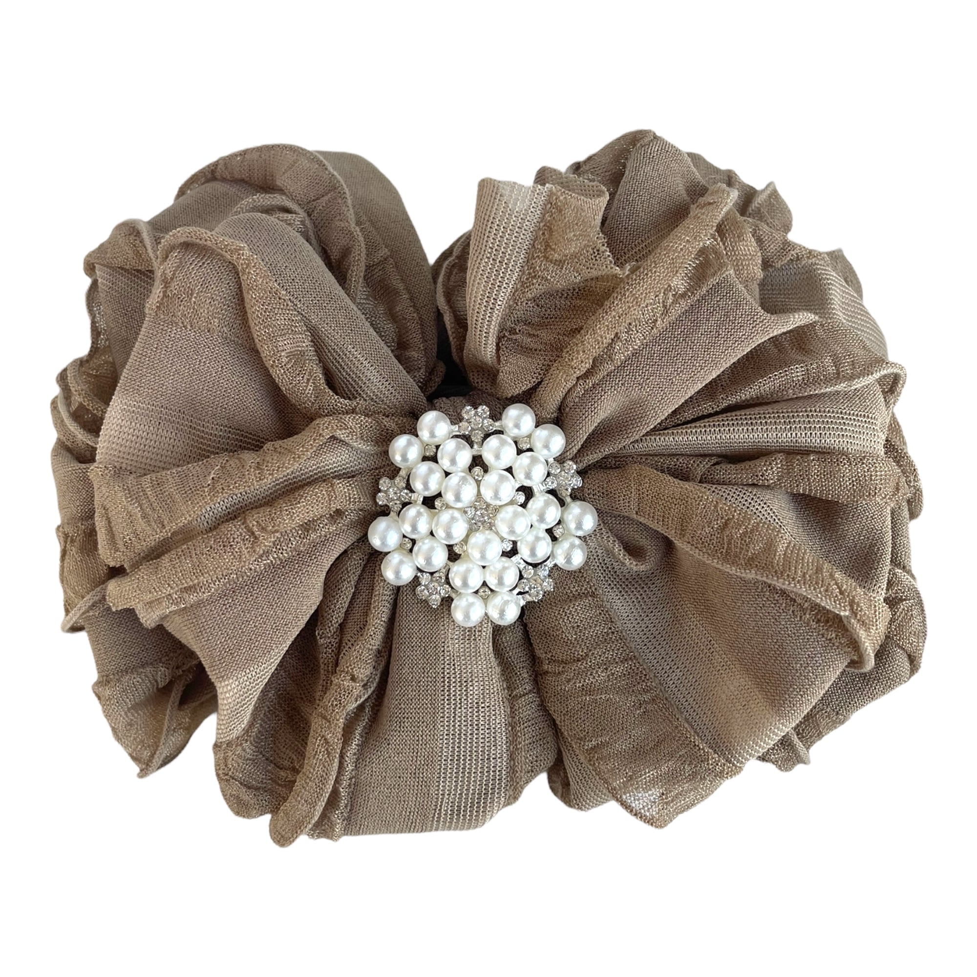 Pearl Embellished Signature Ruffled Baby Headband