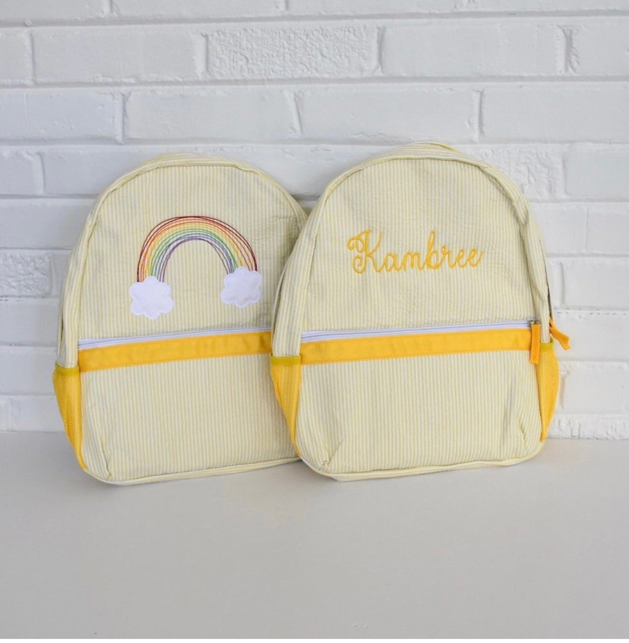 Seersucker Full-size Backpack