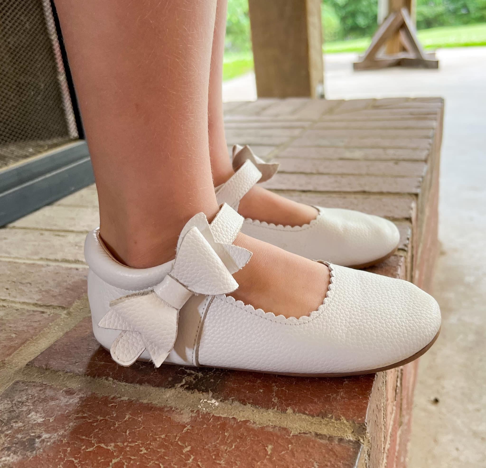 Lilien Side Bow Mary Jane - White