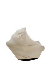 Oat Ribbed Car Seat Cover (Ships June 8)