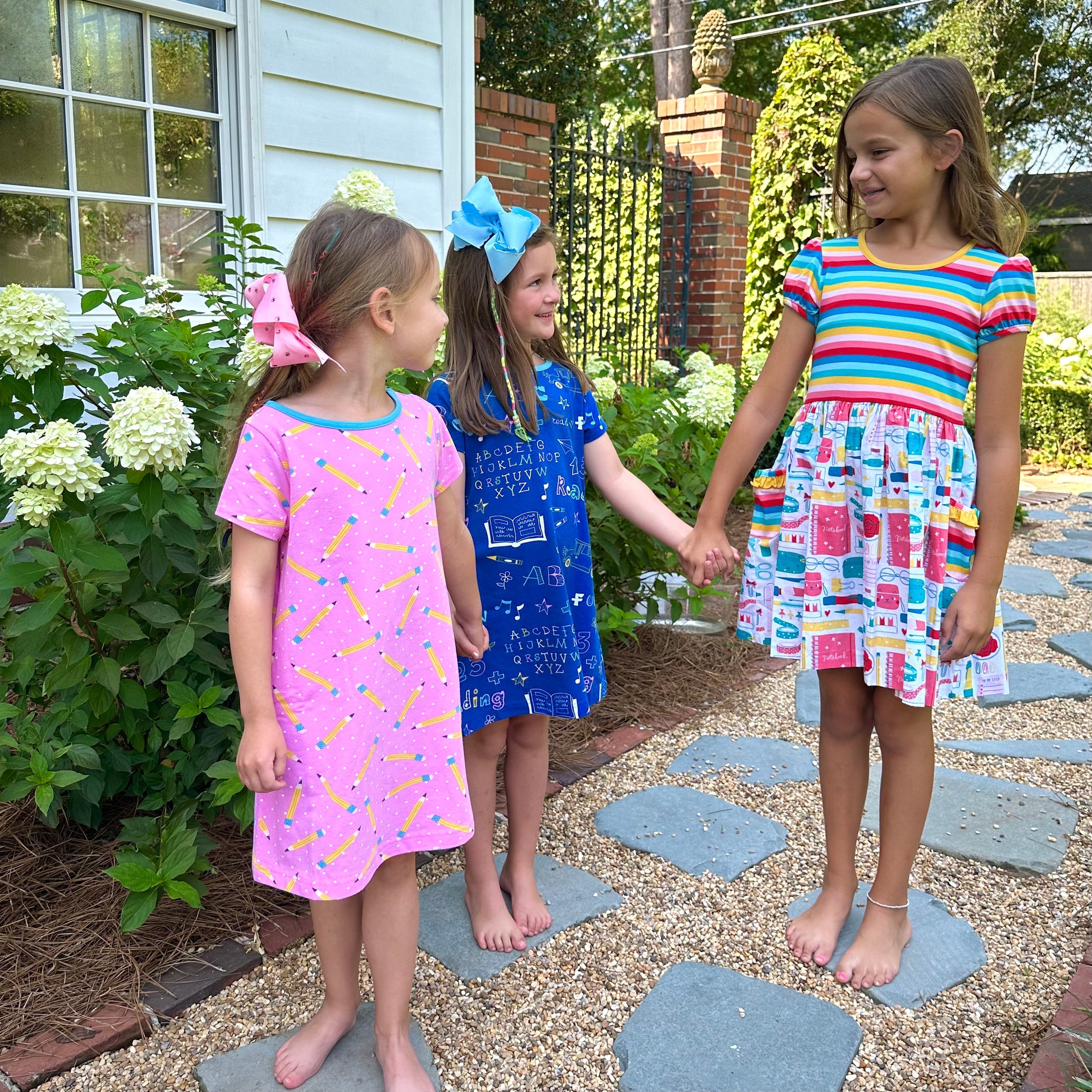 Aqua Dots Birdie Dress