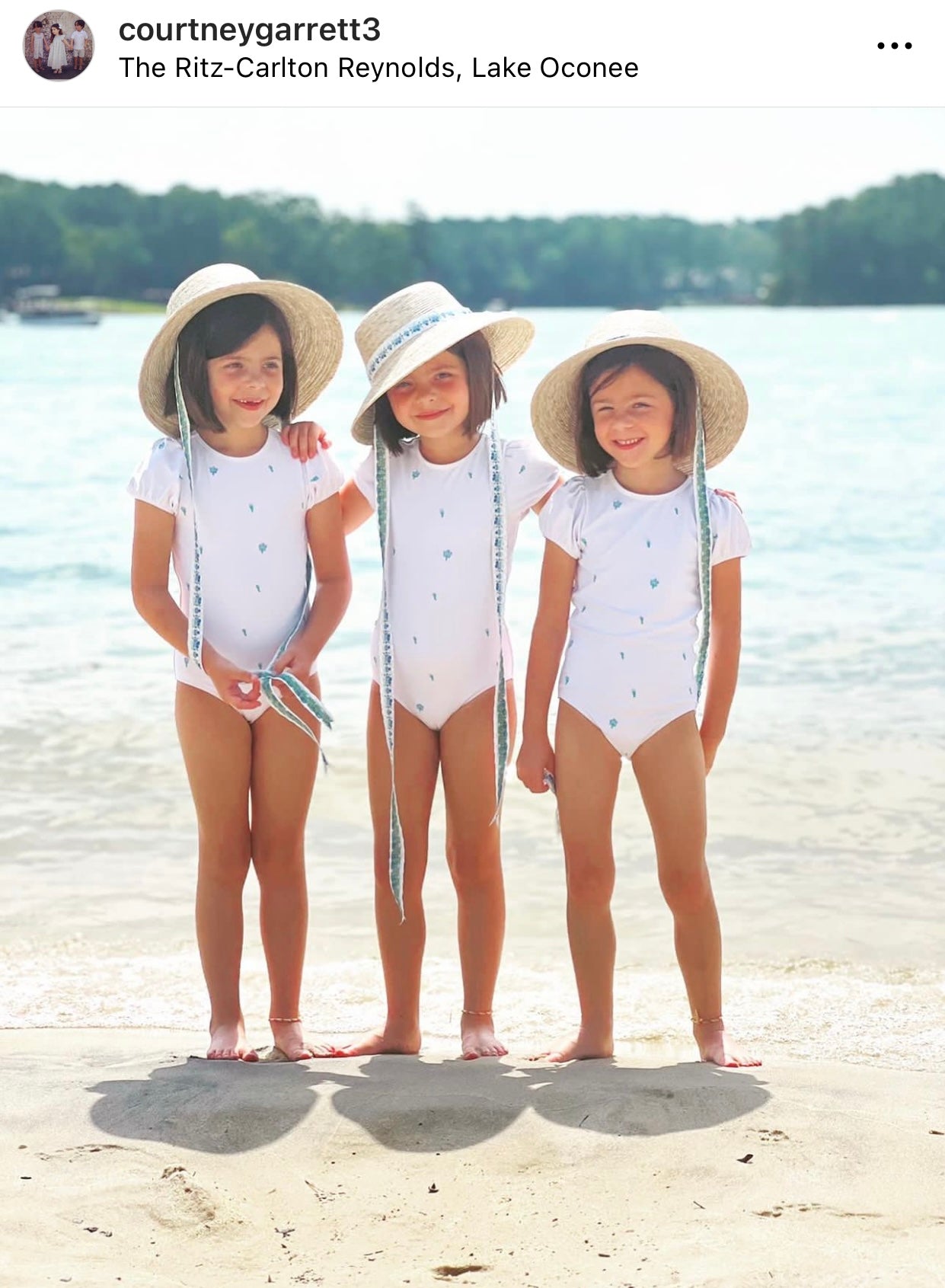 Palmetto Girl’s Hat - Long Red Grosgrain Ribbon