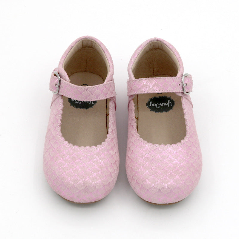 Mary Jane - Pink Mermaid Scales