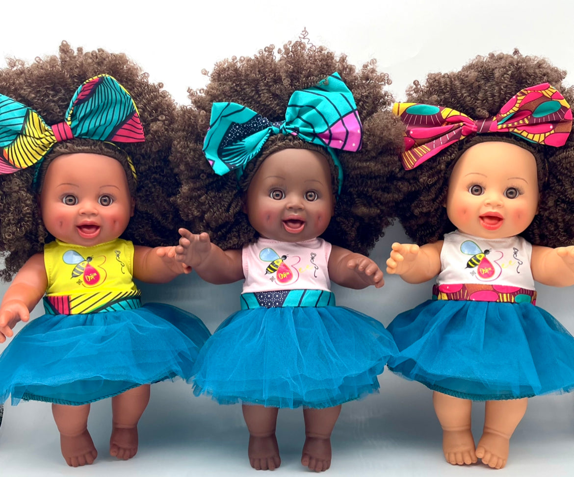 Lovey Coiley Baby Bee Doll