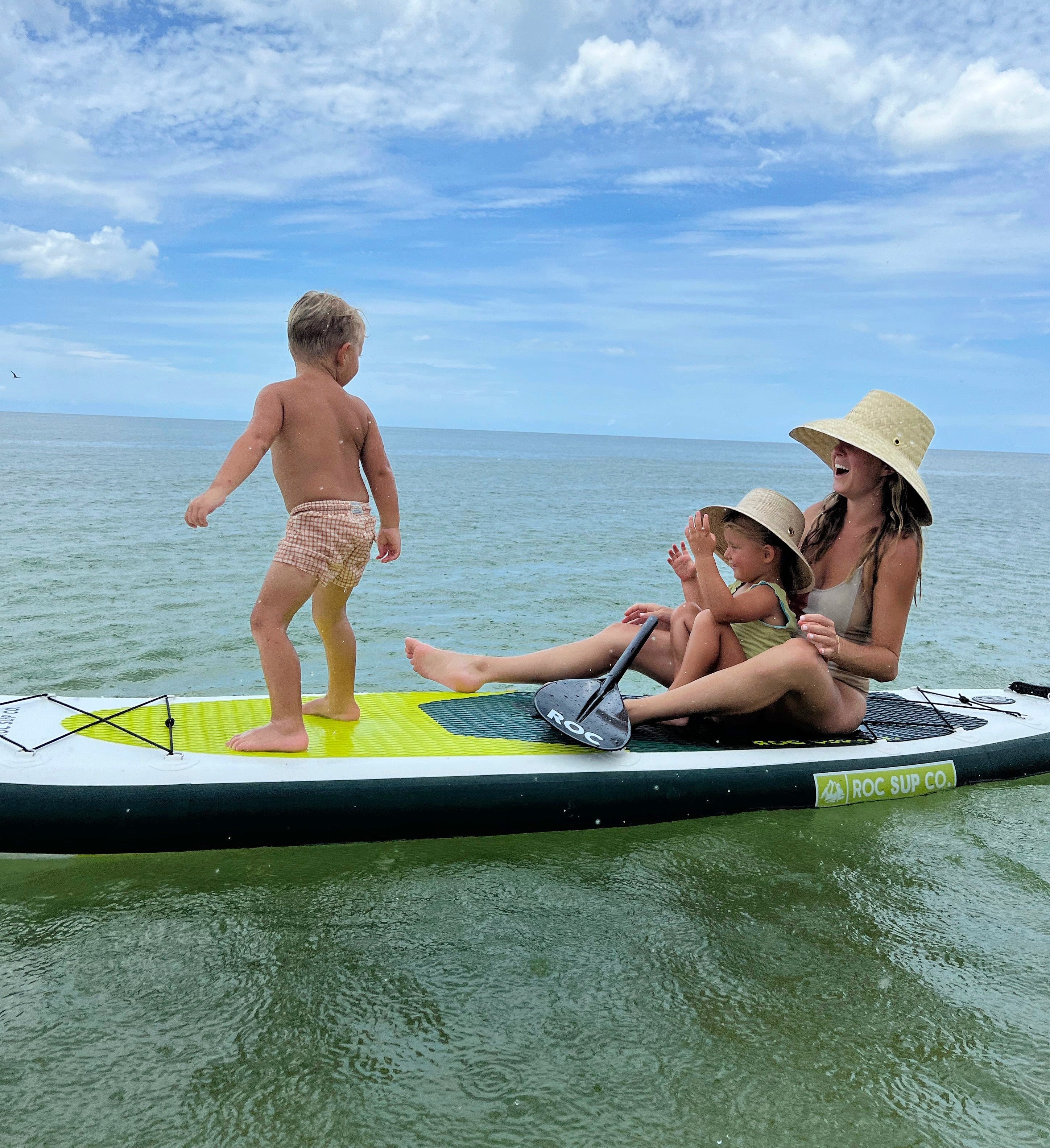 Palmetto Little Girl’s Hat - Long & Thin French Blue Grosgrain Ribbon