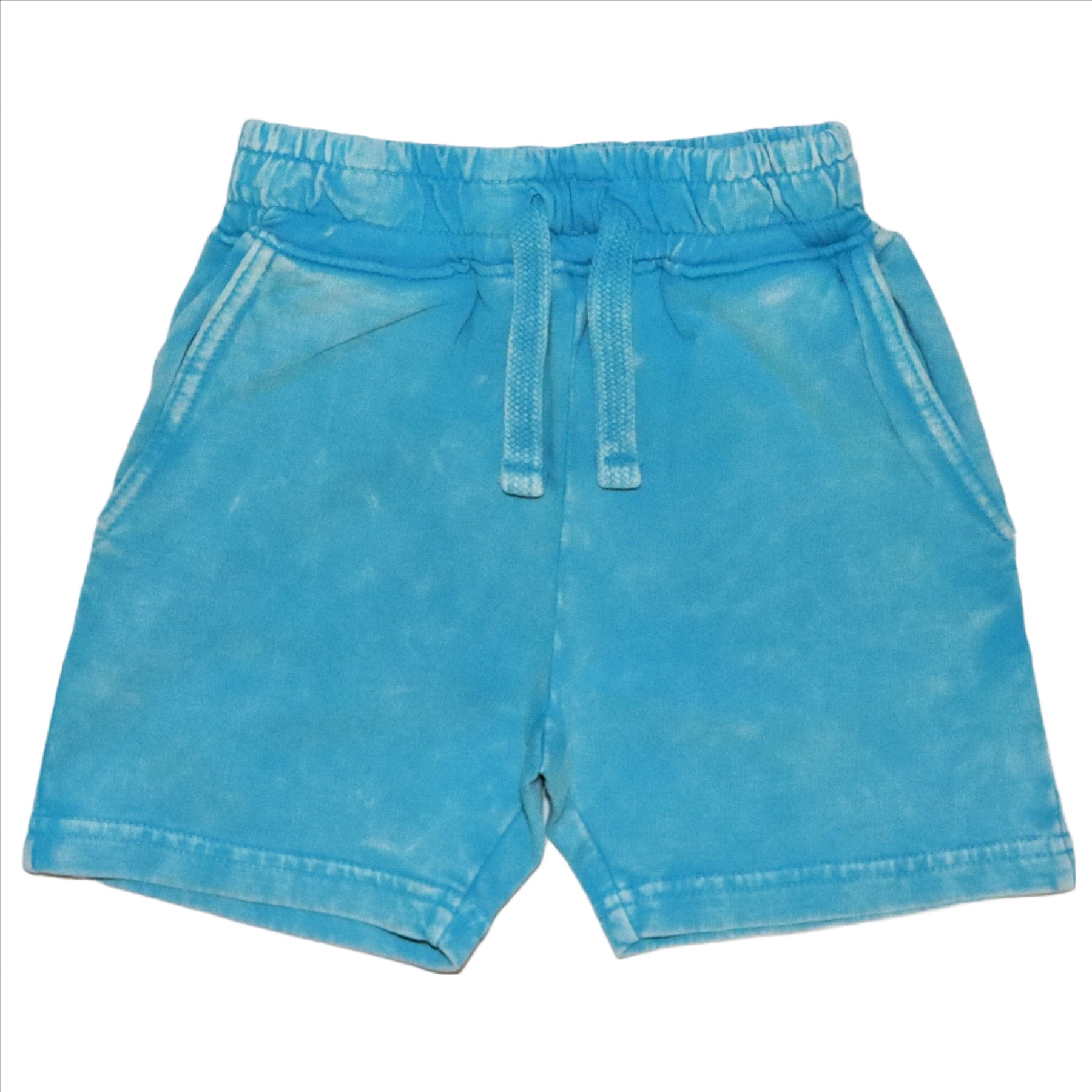 Kids Solid Enzyme Shorts - Turq