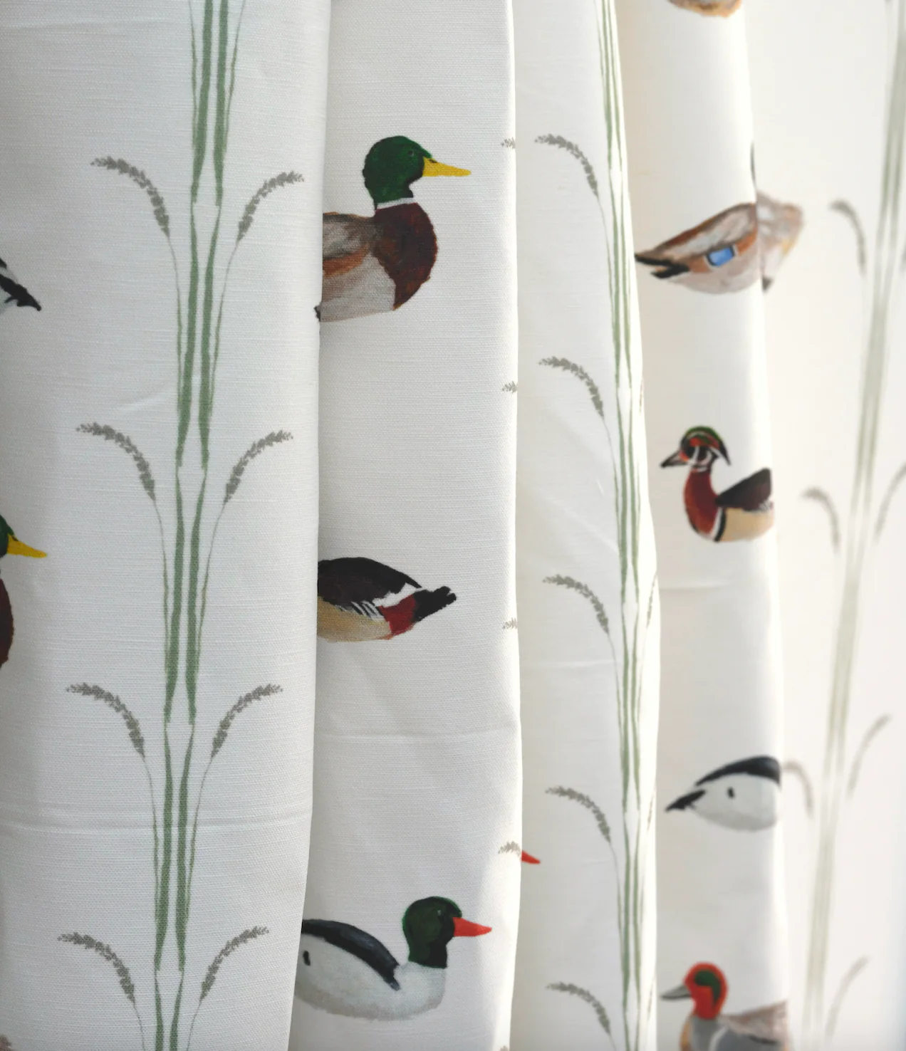 Ducks For Nicholas In Cream- Fabric