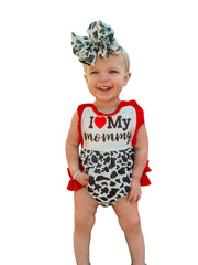 Cow I Love My Mommy Romper