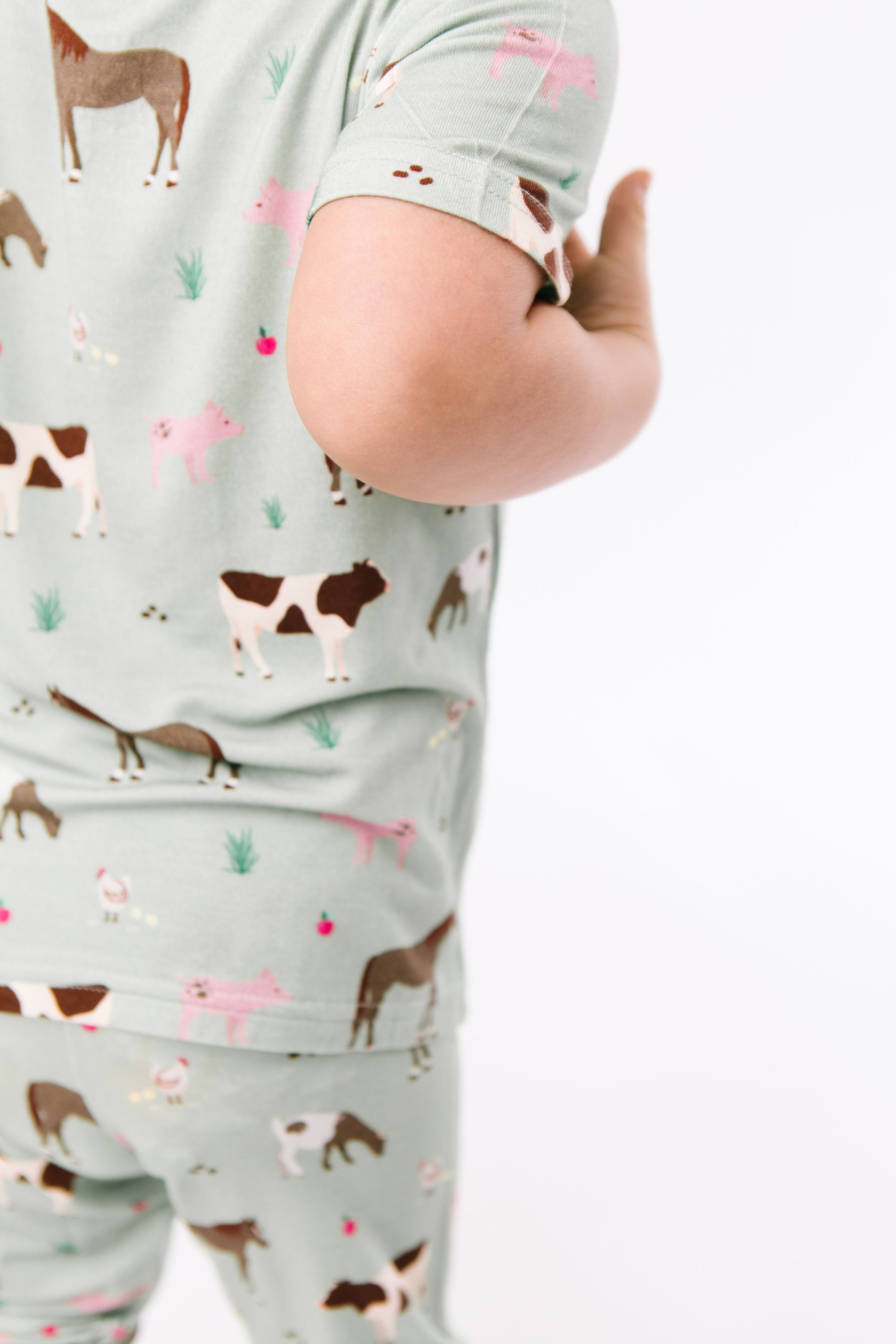 Grandpa’s Farm Two Piece Bamboo Viscose Pajamas Set