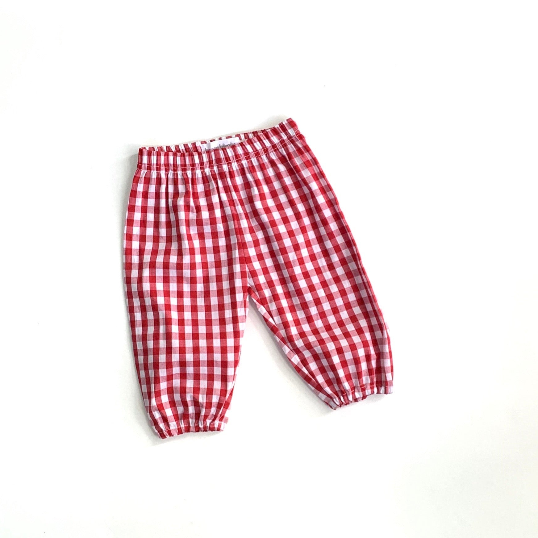 Gingham Bubble Pants