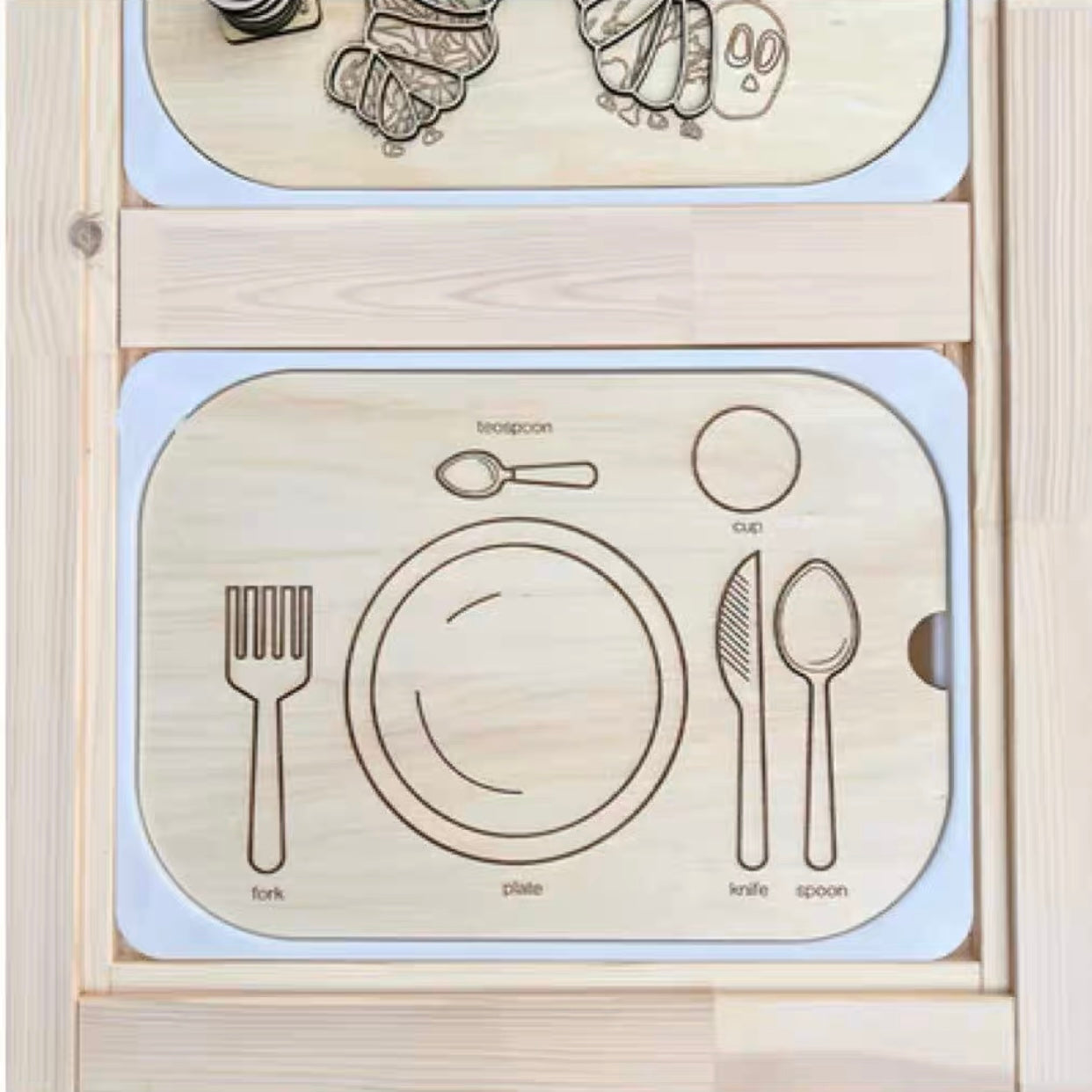 **pre-order (ships In 3-4 Weeks)**flisat Sensory Bin Insert Activity Board