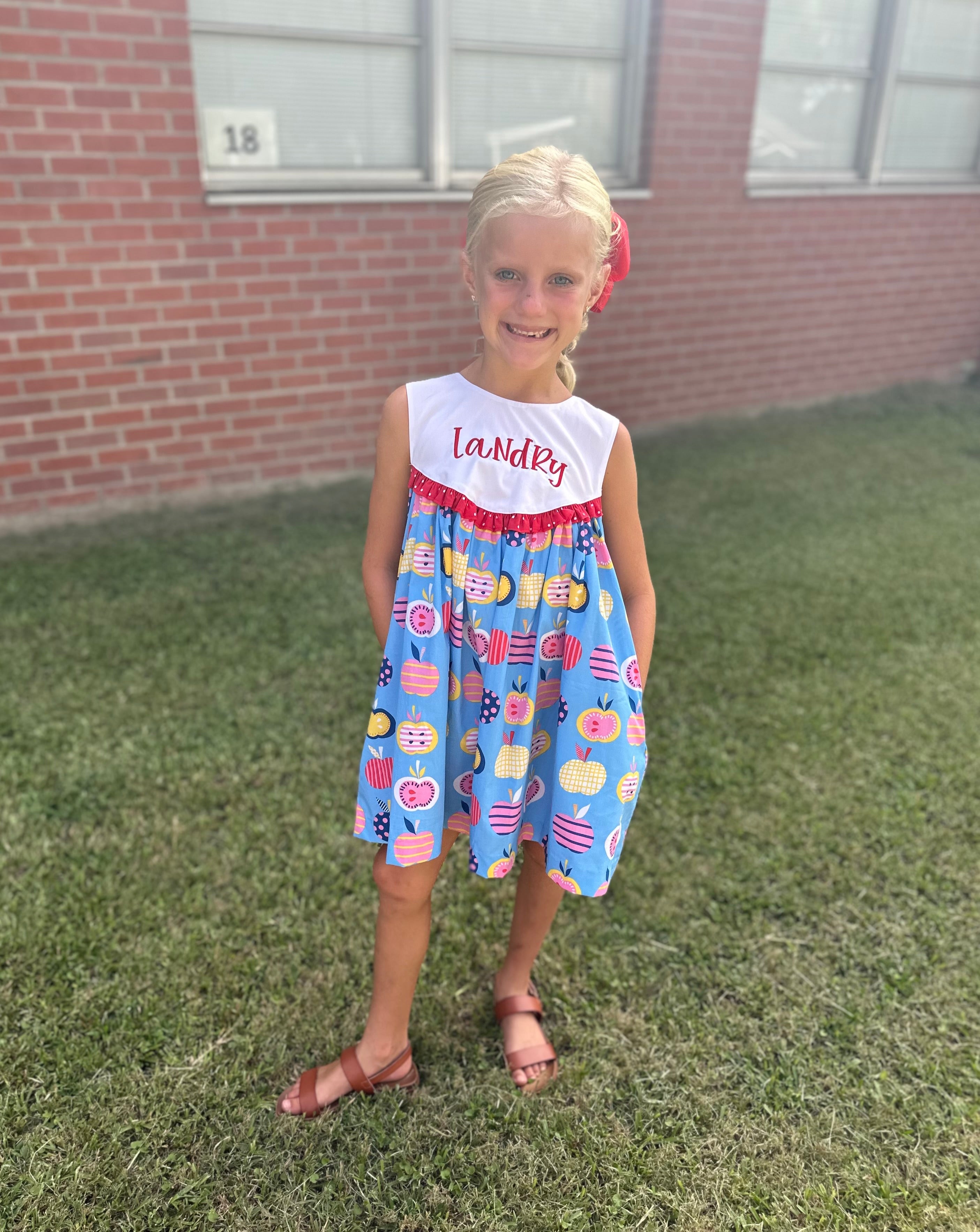 Emmy Dress--artsy Apples