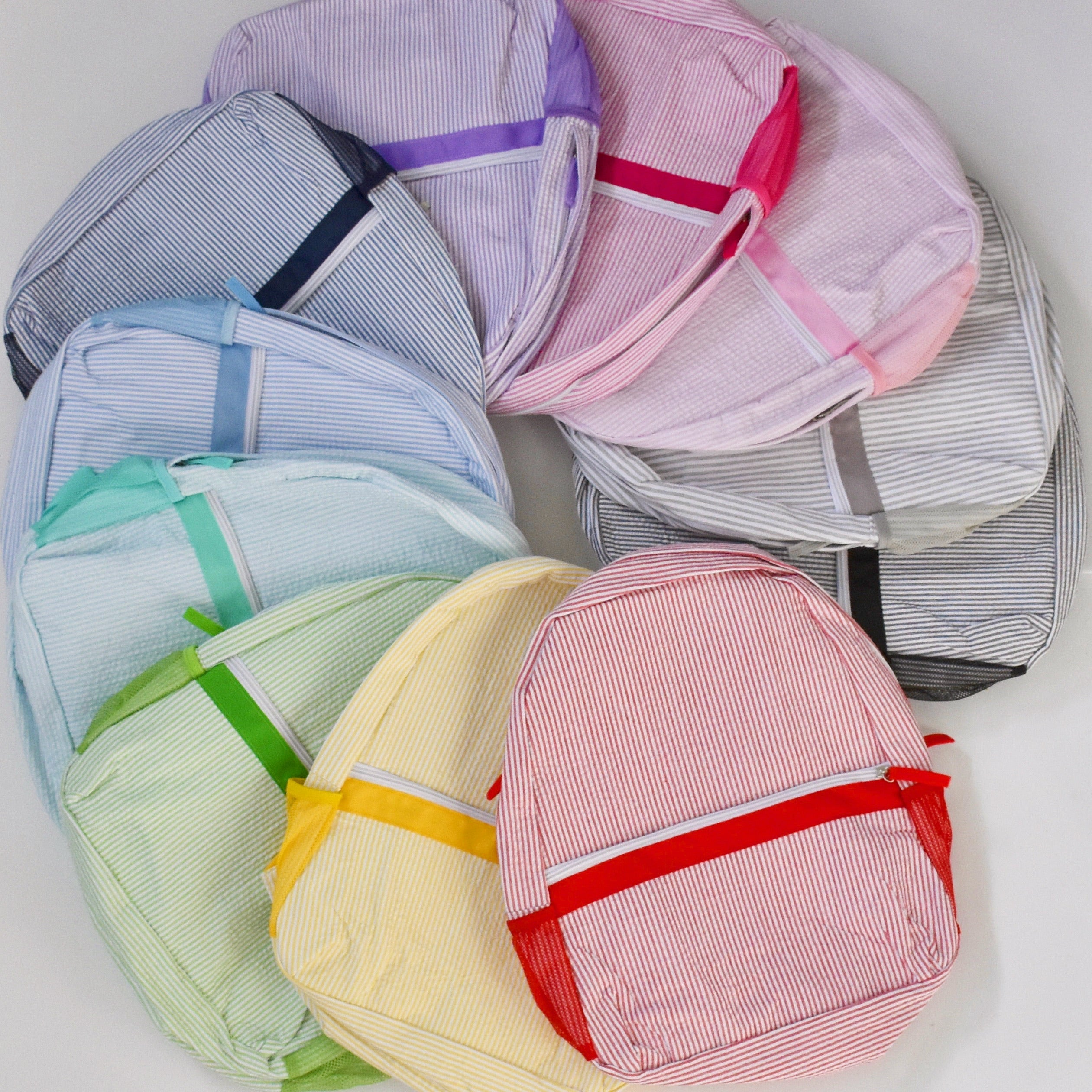 Seersucker Full-size Backpack