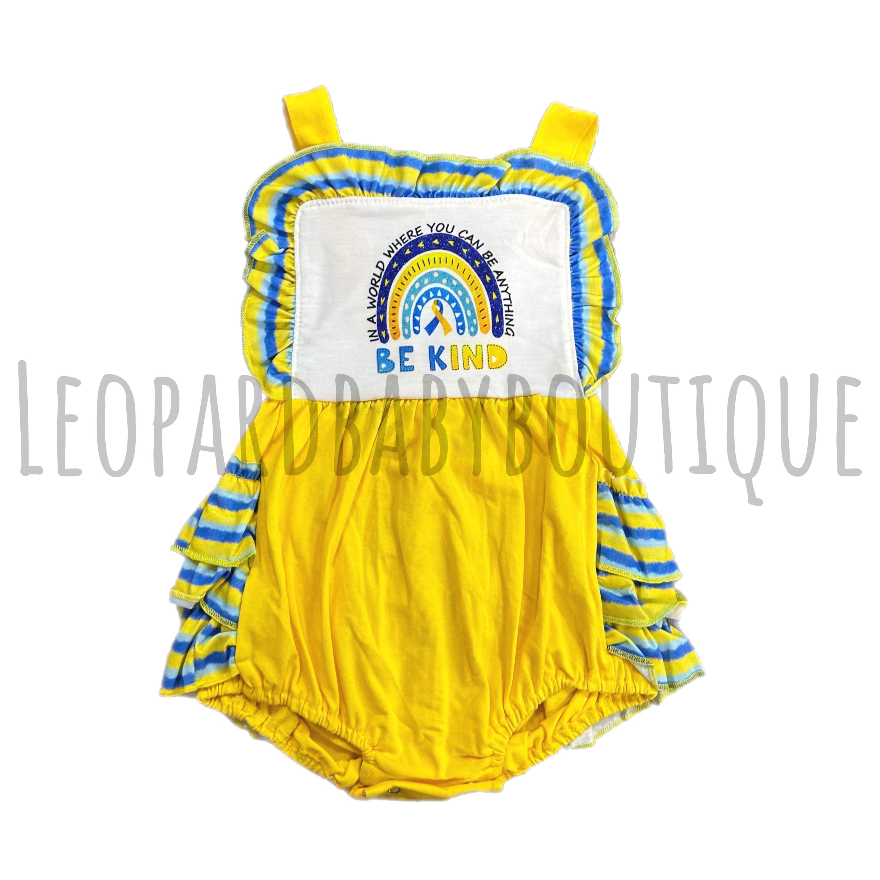Be Kind Ruffle Romper