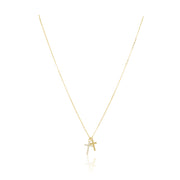 Double Cross Necklace