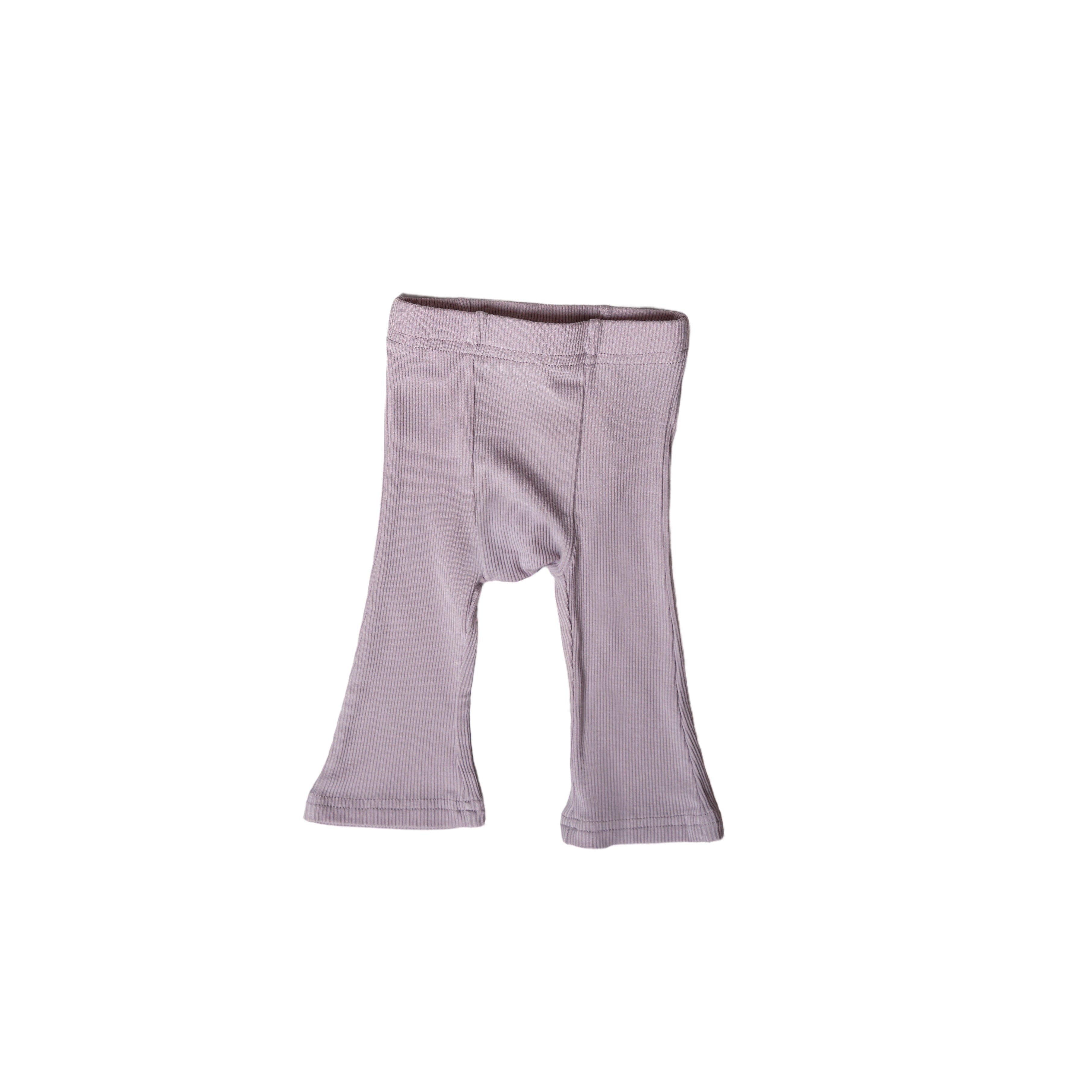 Ribbed Modal Flare Pant