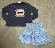Tweenstyle - The Shoutouts - Long Sleeve Crop Tee