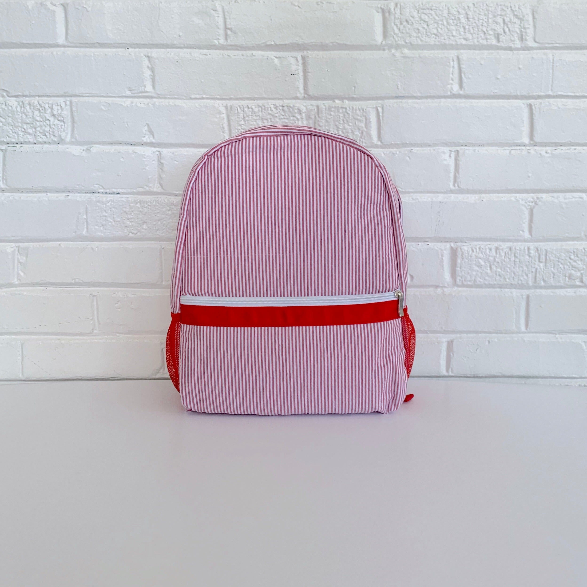 Seersucker Full-size Backpack