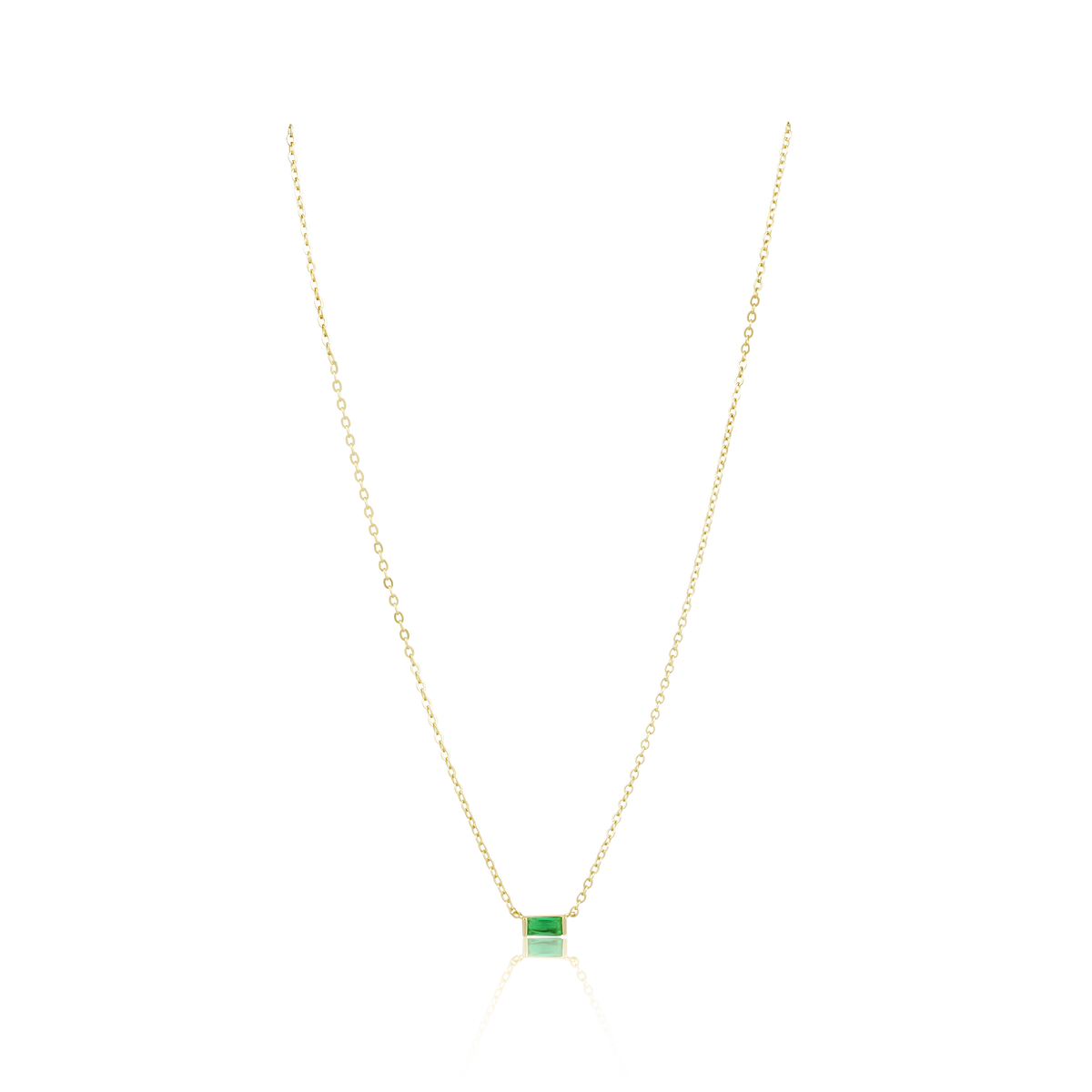 Willow Necklace-emerald