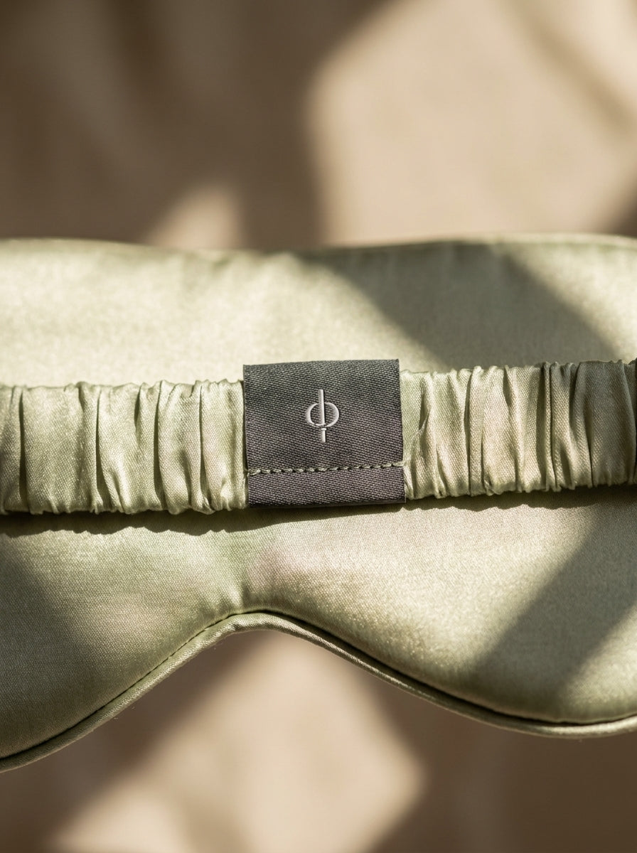 100%  Mulberry Silk Sleep Mask For Adults - Blackout Eye Mask