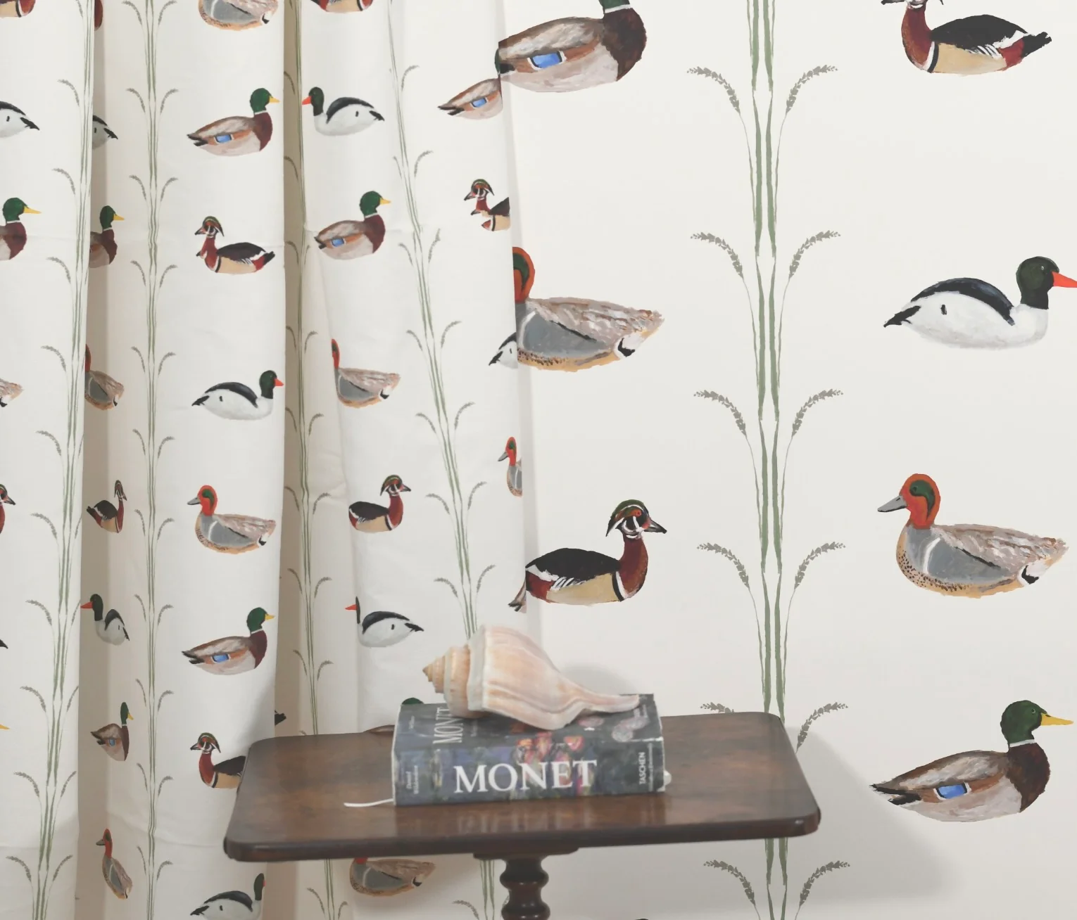 Ducks For Nicholas In Cream- Fabric