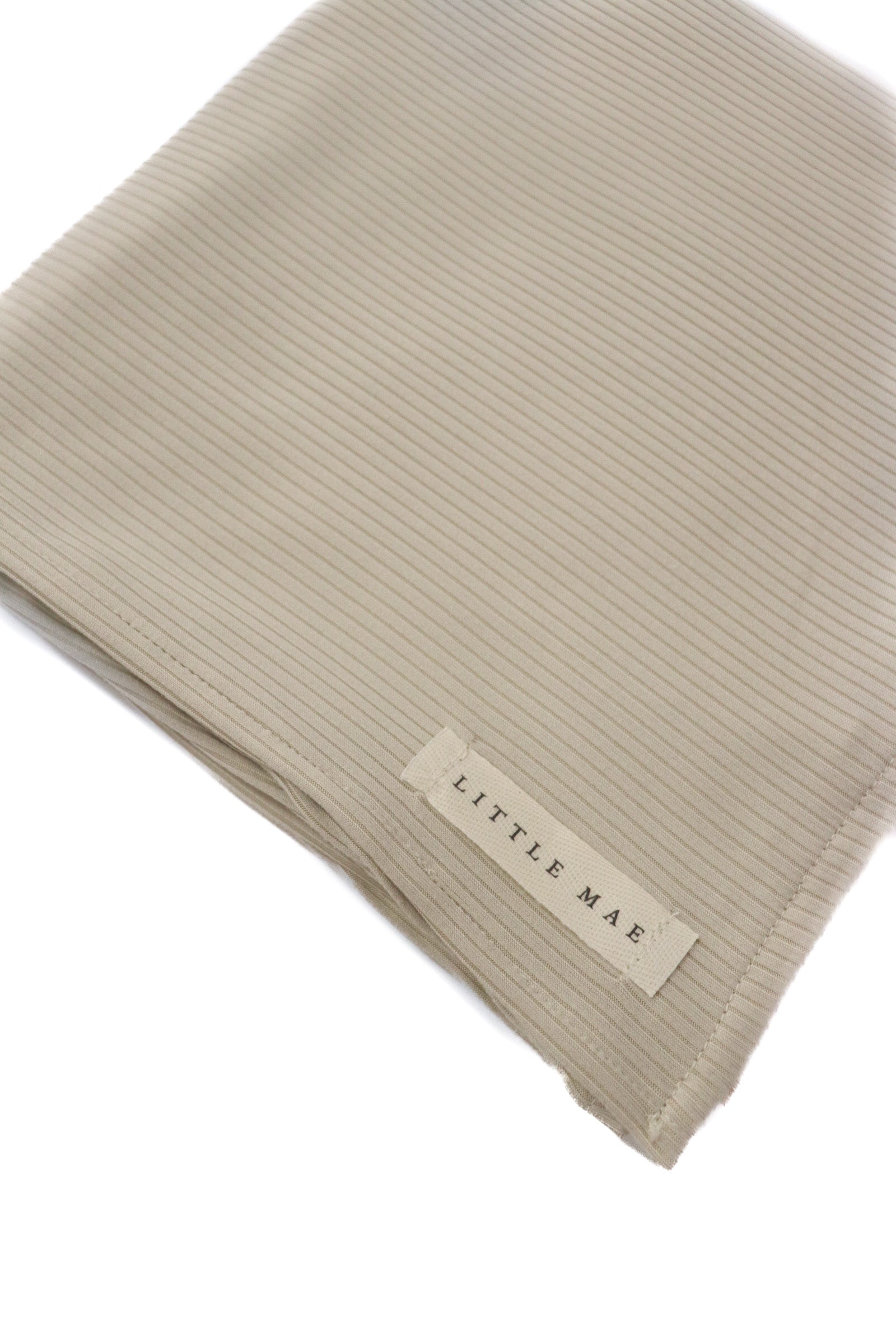 Oat Ribbed Stretch Swaddle