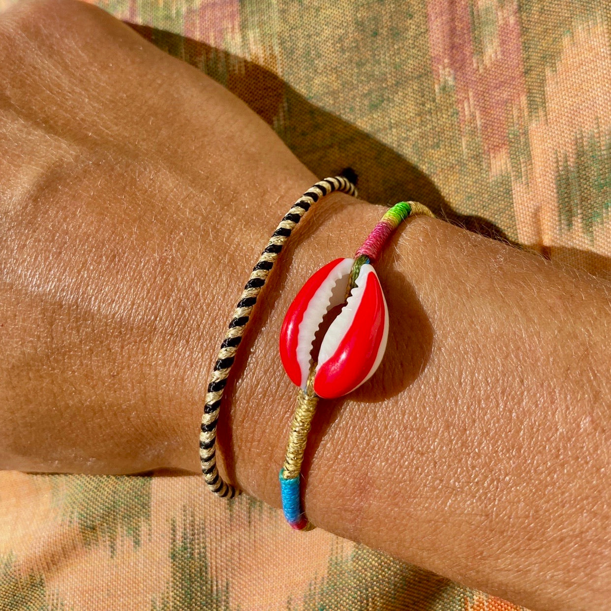 Red Candy Shell Bracelet