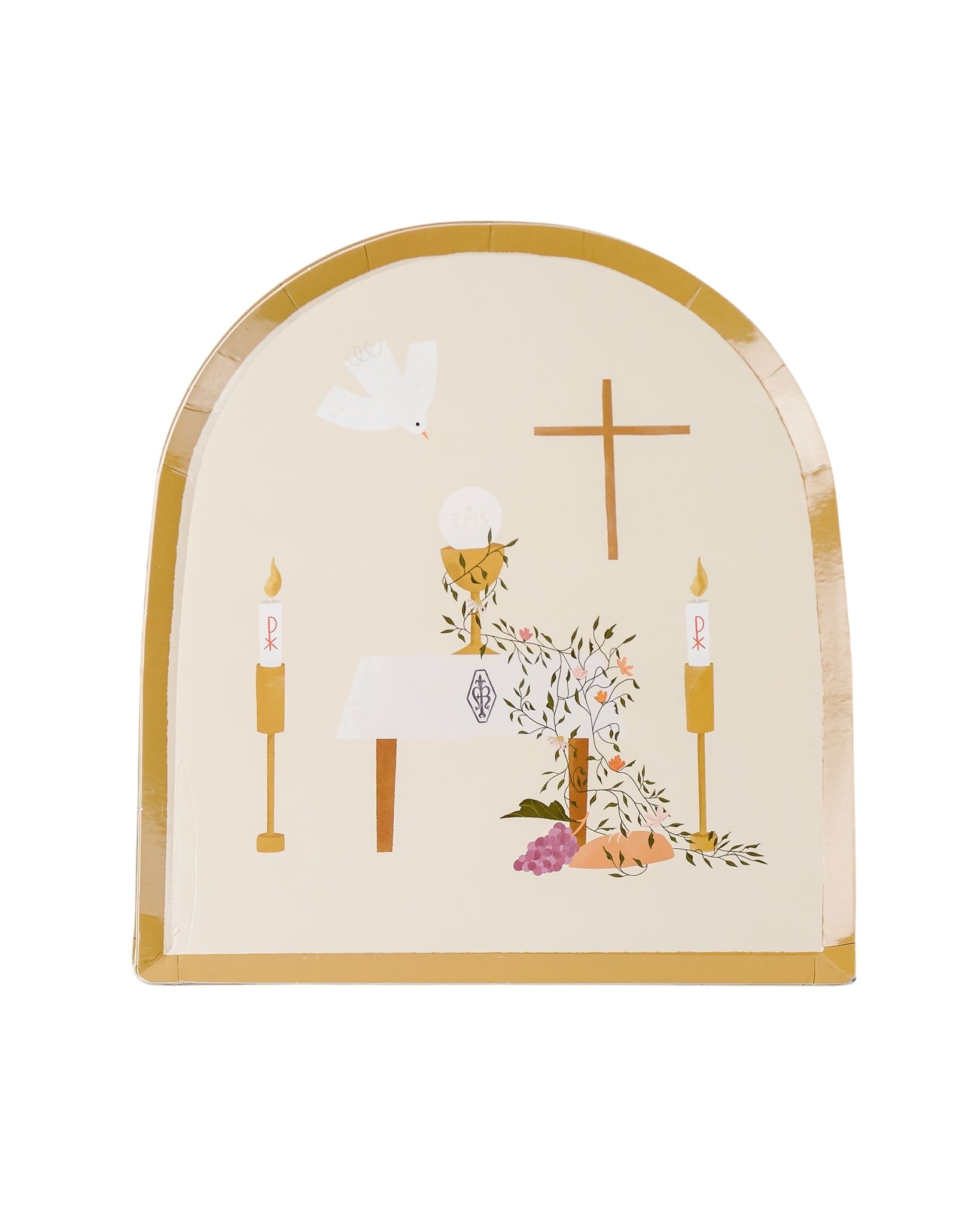 Be A Heart Communion Dinner Plates – Religious Party Tableware