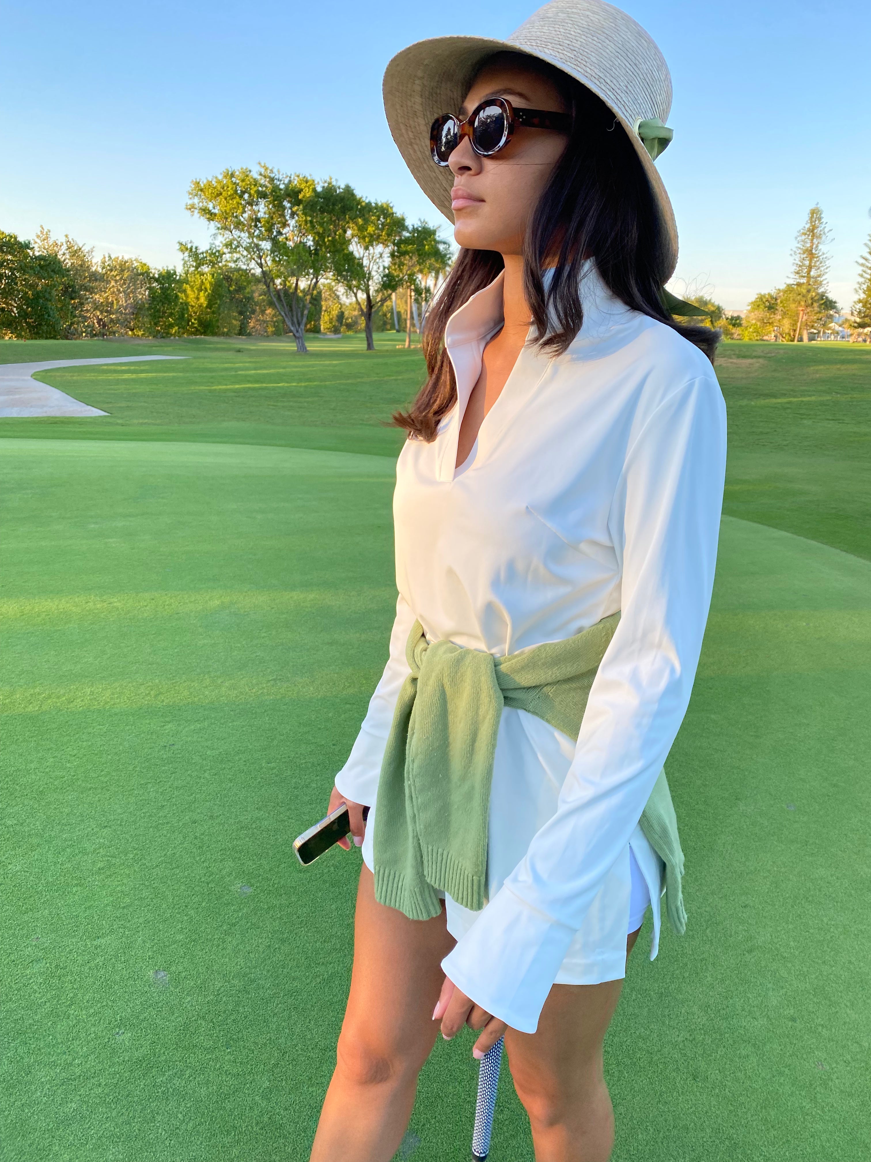 Clematis Bucket Hat - Pink Marigold Block Print Hat Scarf