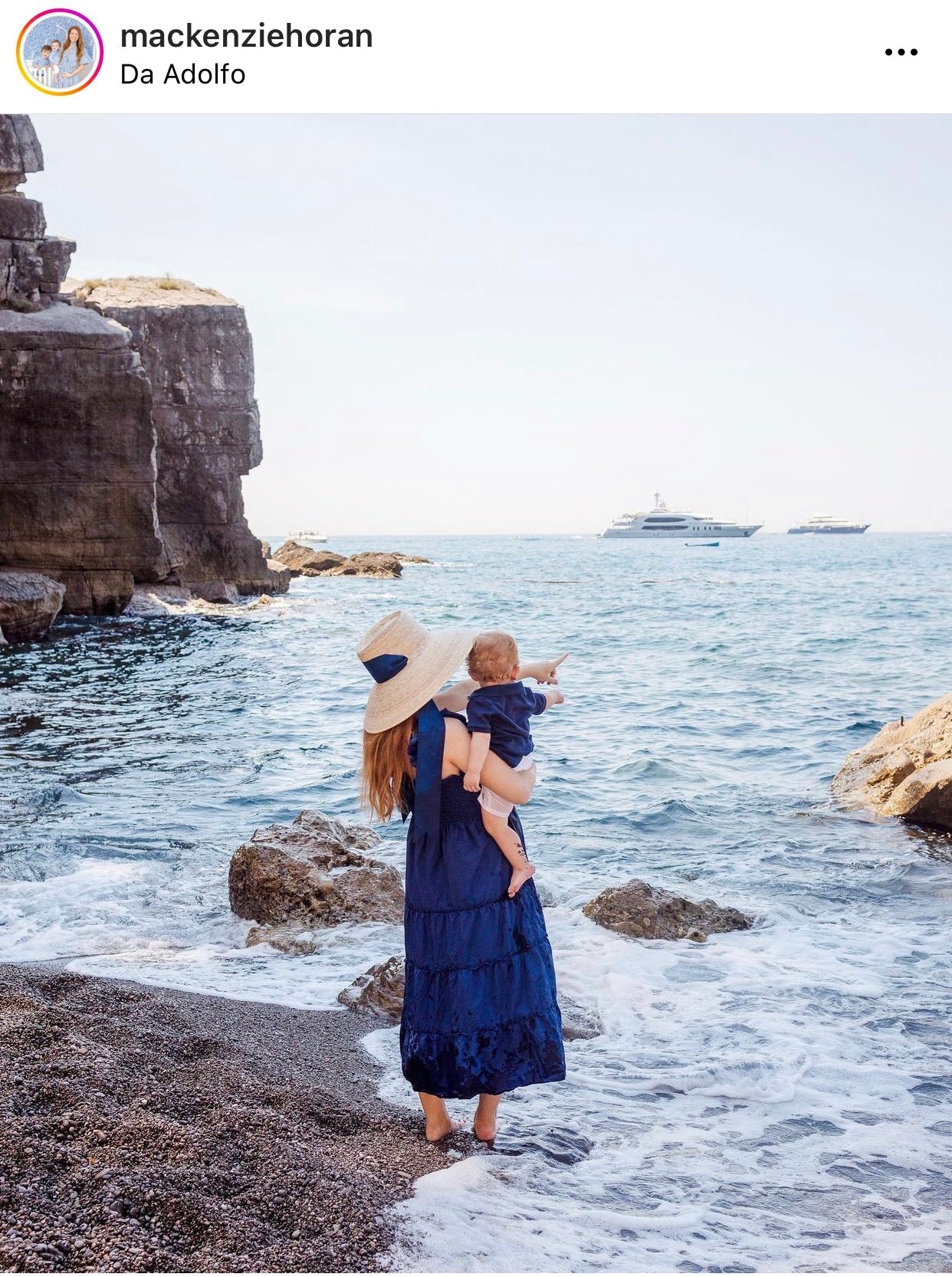 Wildflower Sun Hat - Navy Wide & Short Grosgrain Ribbon