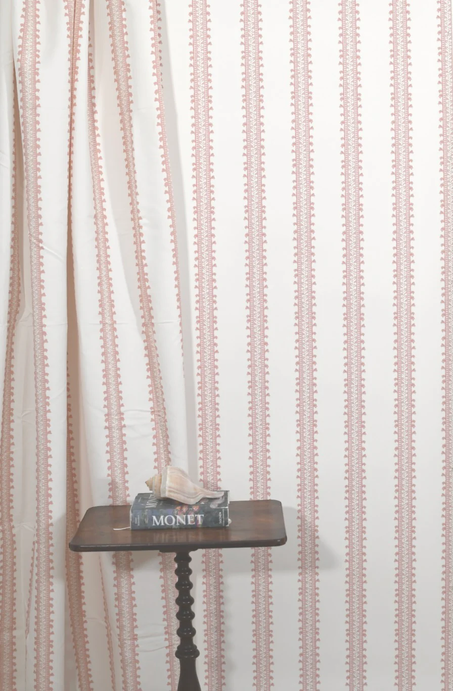Forged Vine In Rose- Fabric