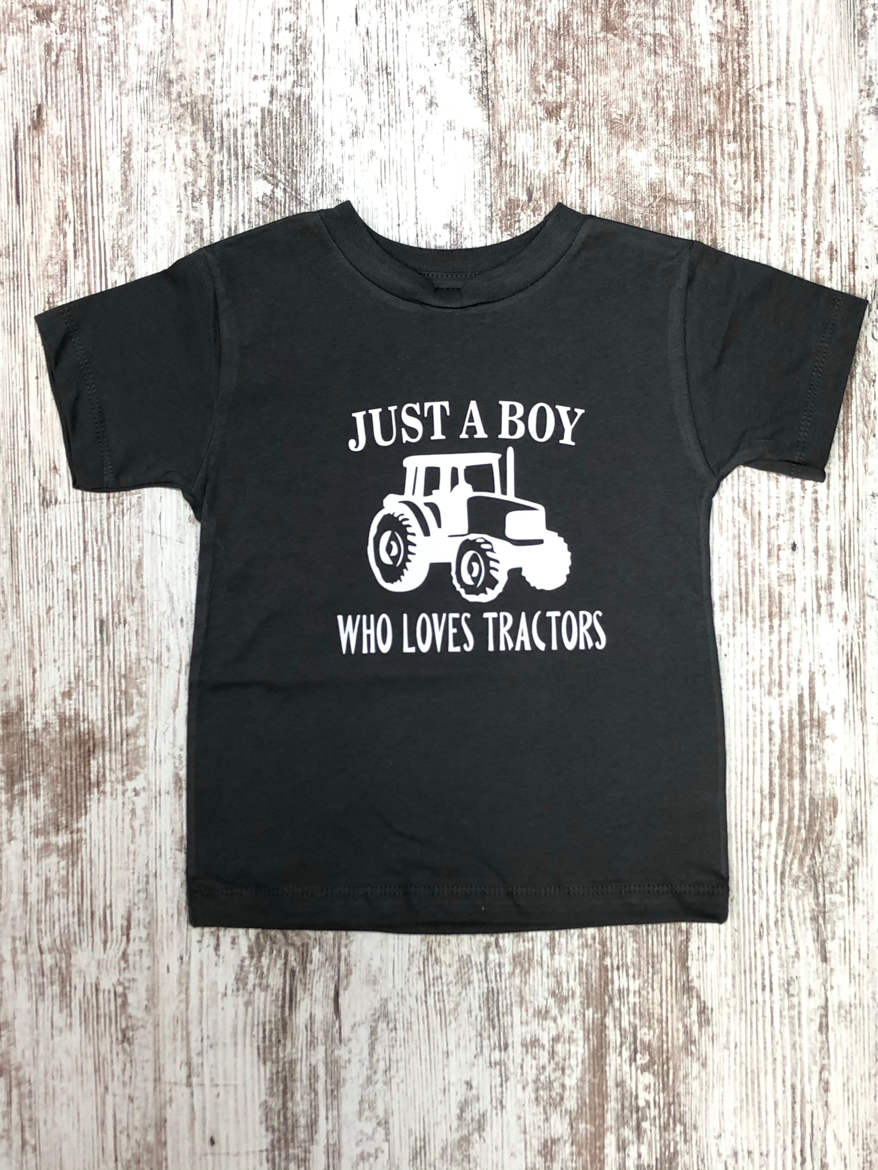 Just A Boy Who Loves Tractors