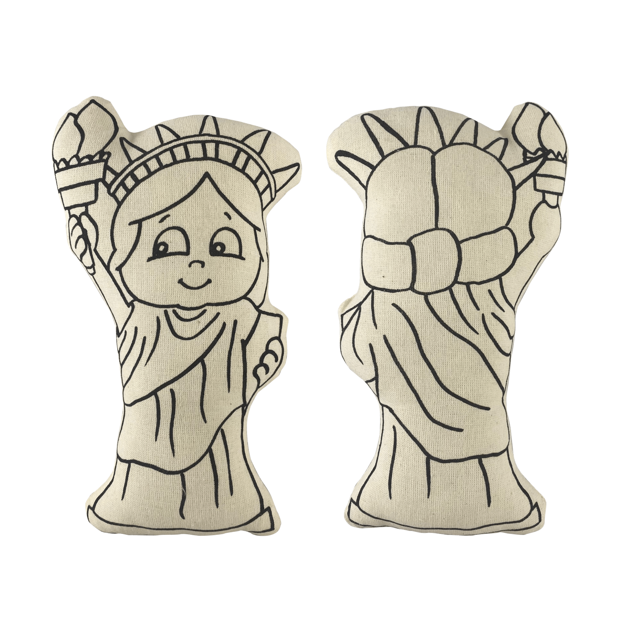 Liberty Boo - Statue Of Liberty For Coloring And Play
