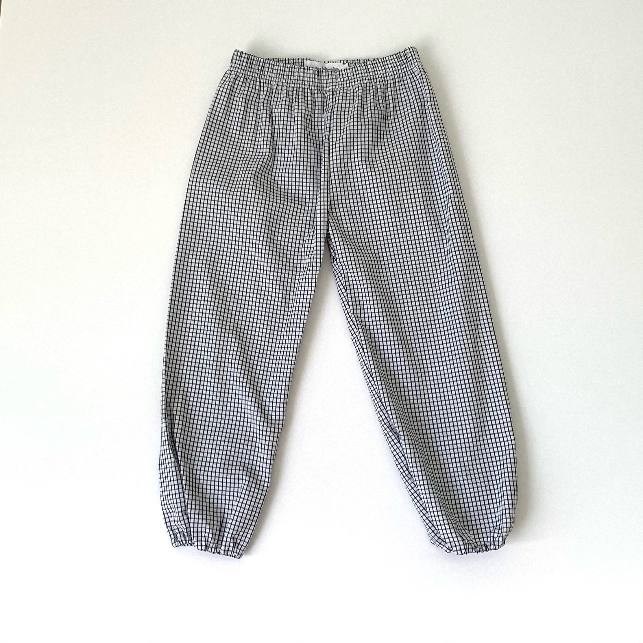 Windowpane Bubble Pants