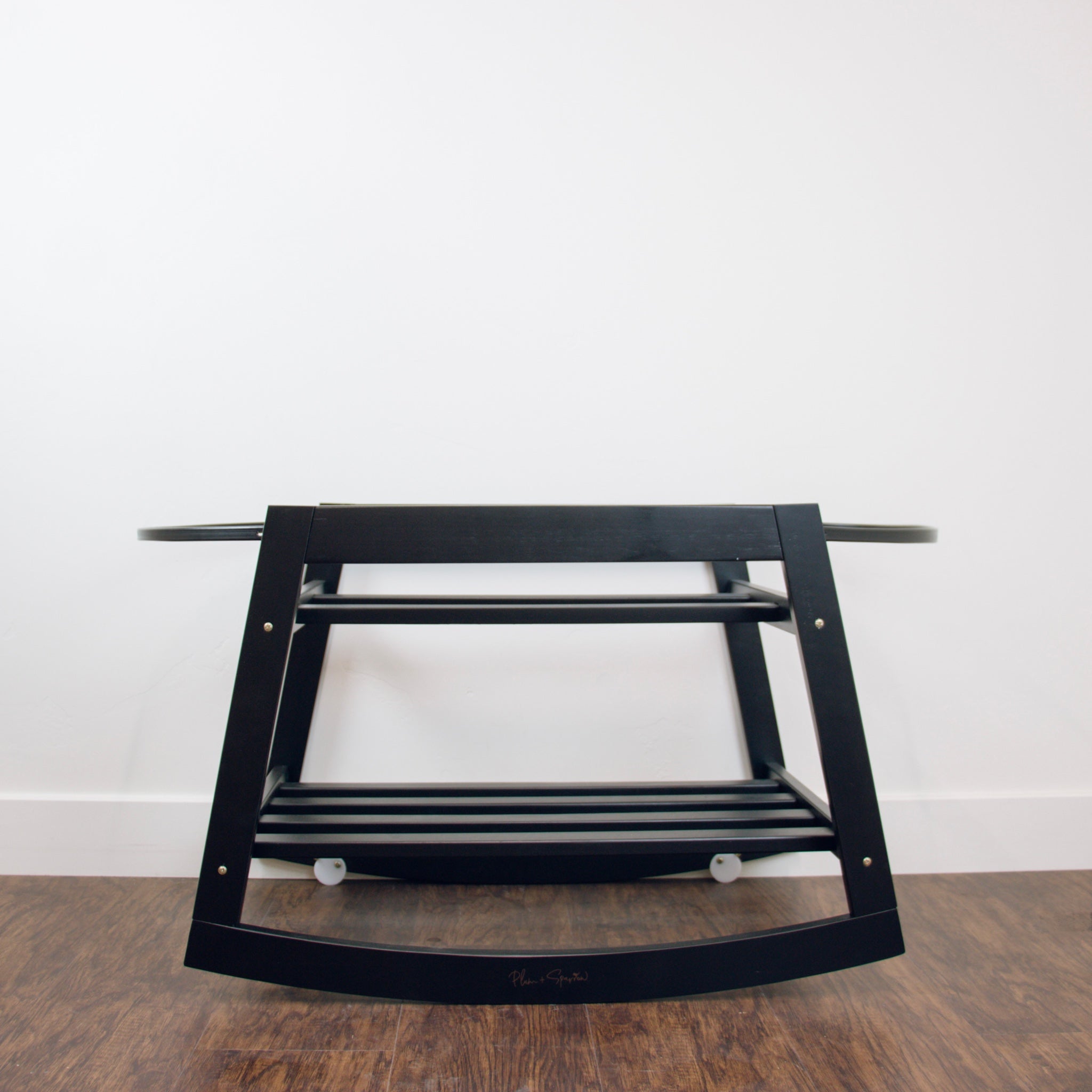 Classic Rocking  Moses Bassinet Stand with Brake black