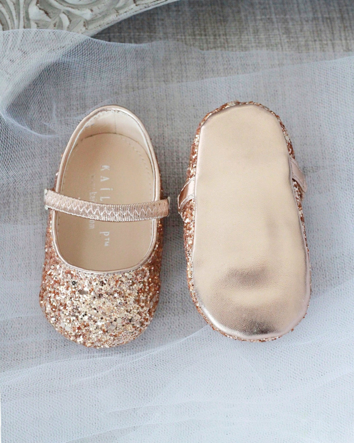 Rock Glitter Mary Jane Ballet Flats