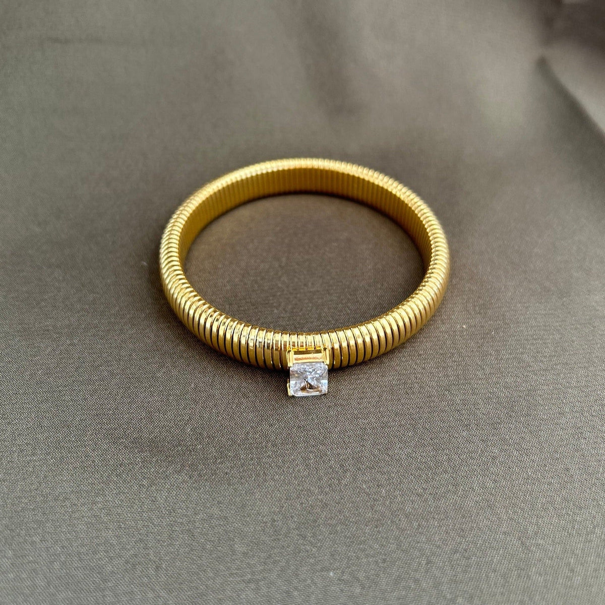 Serenity Cz Gold Bracelet