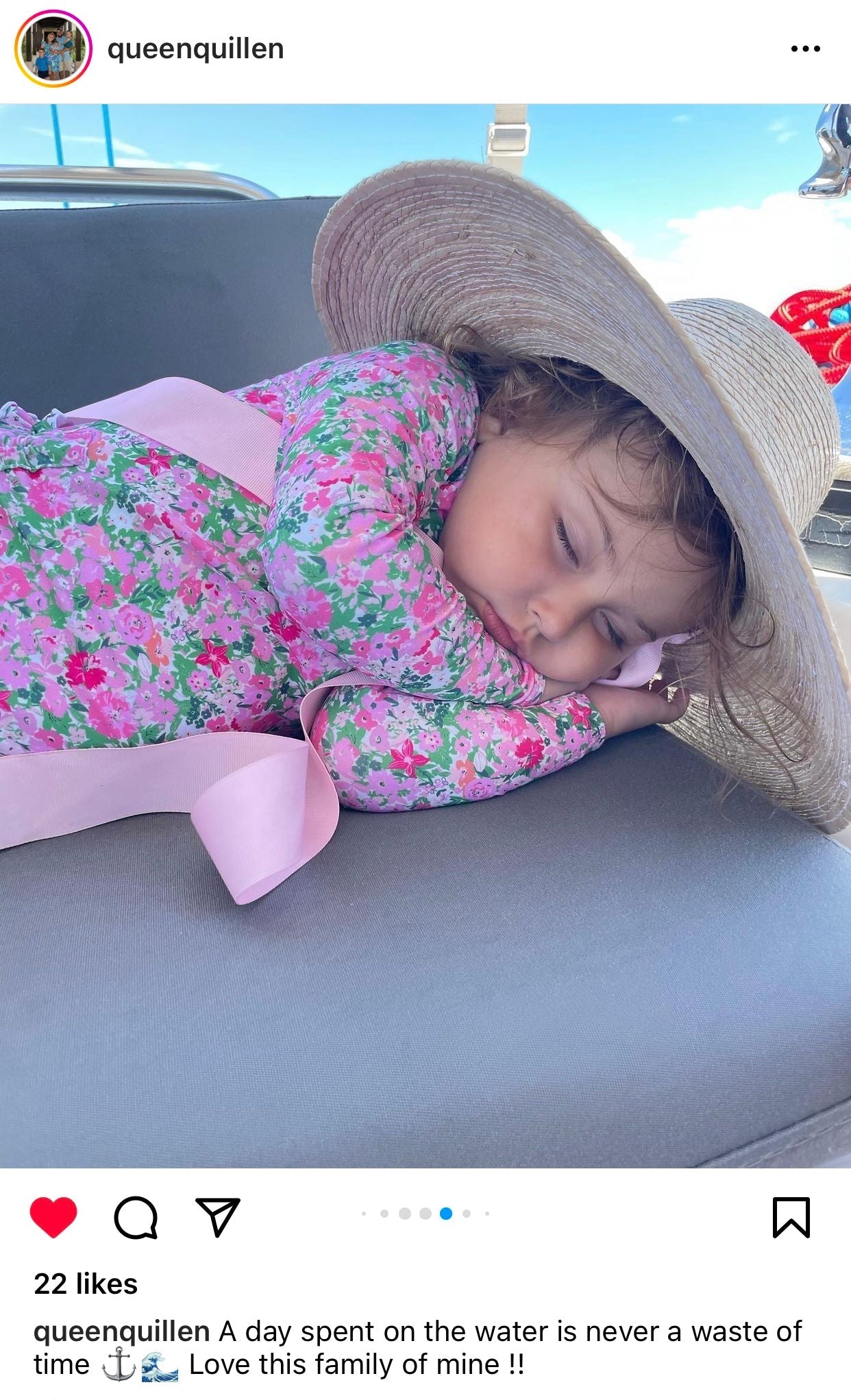 Buttercup Little Girl’s Hat - Red Ric-rac Ribbon