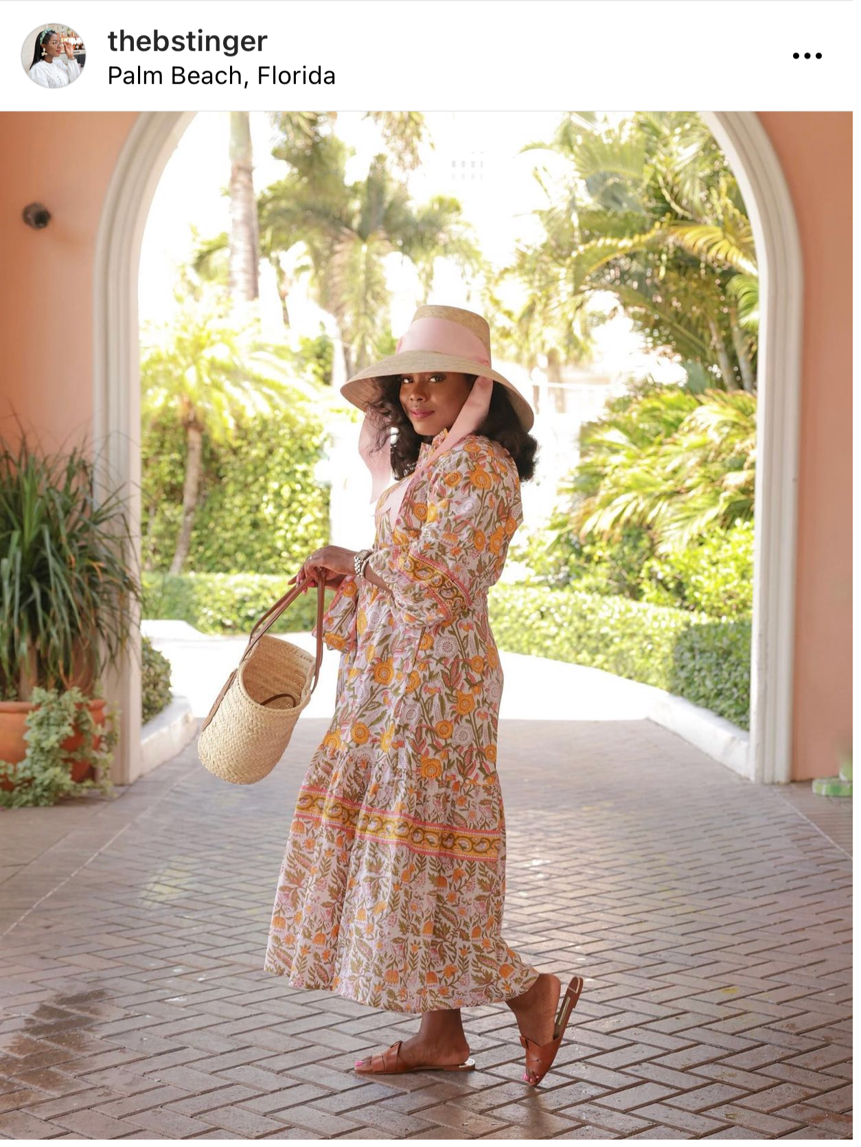 Wildflower Sun Hat - Coral Wide & Short Grosgrain Ribbon