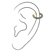 Tinsley  Cz Ear Cuff - Sapphire