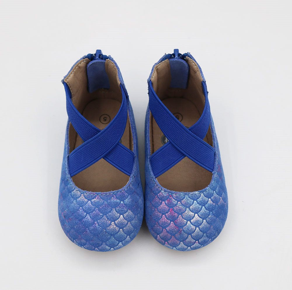 Zipper Ballet - Blue Mermaid Scales