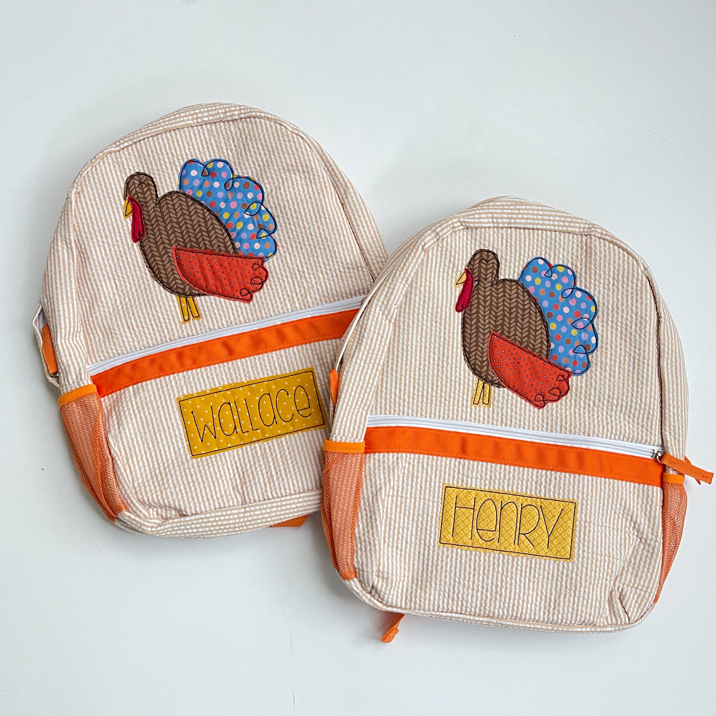 Seersucker Full-size Backpack