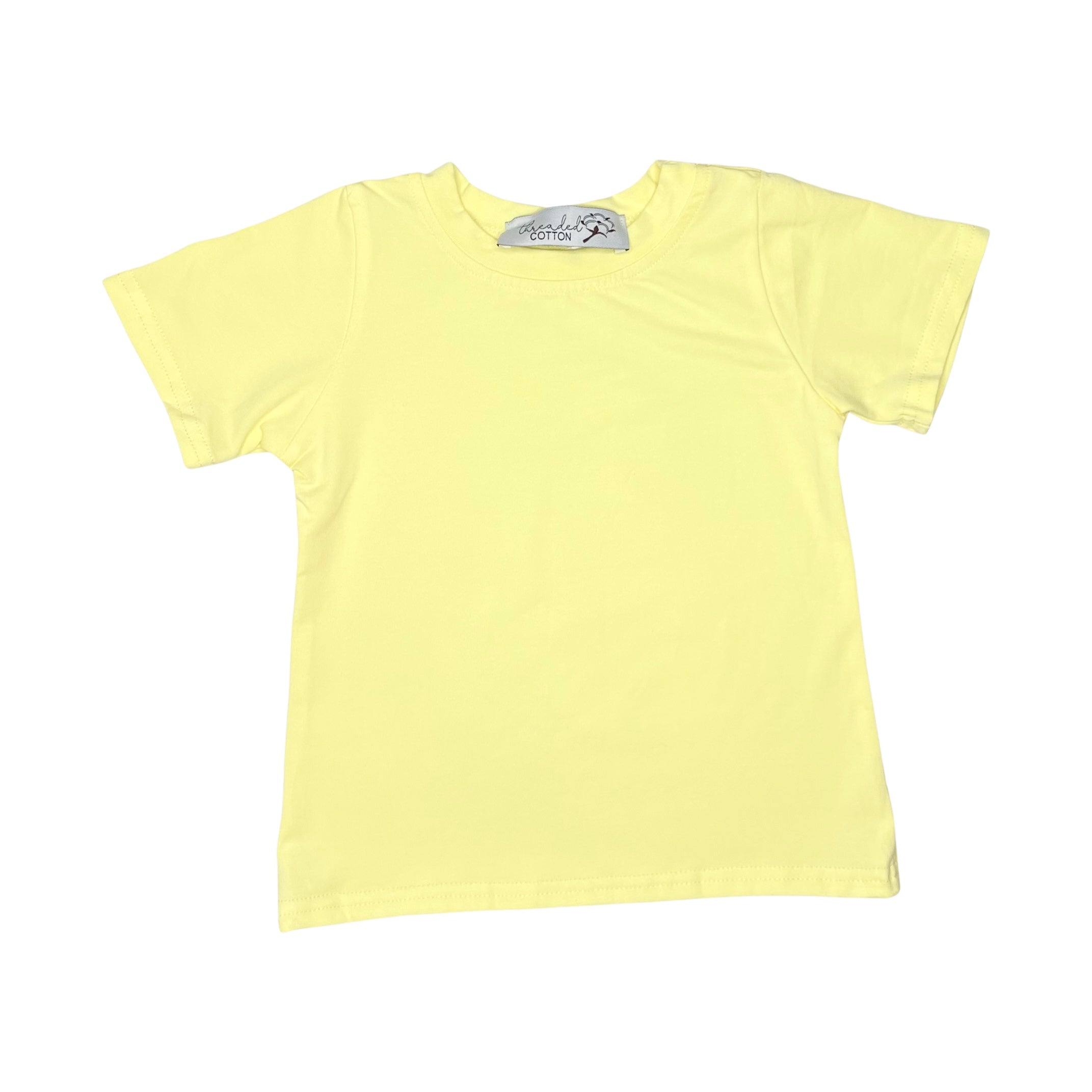 Threaded Cotton Boy Short Sleeve Shirt (95% Cotton/spandex)