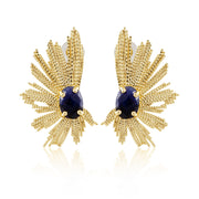 Marielle Earrings - Sapphire